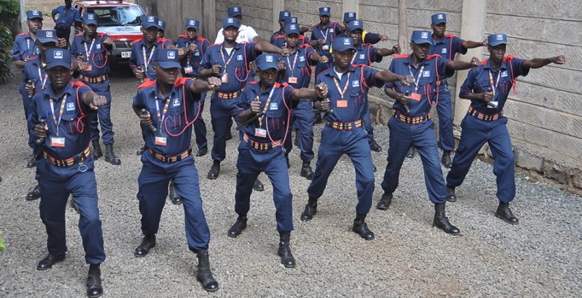Gov't Allows Kenyan Private Security Guards to Use Firearms