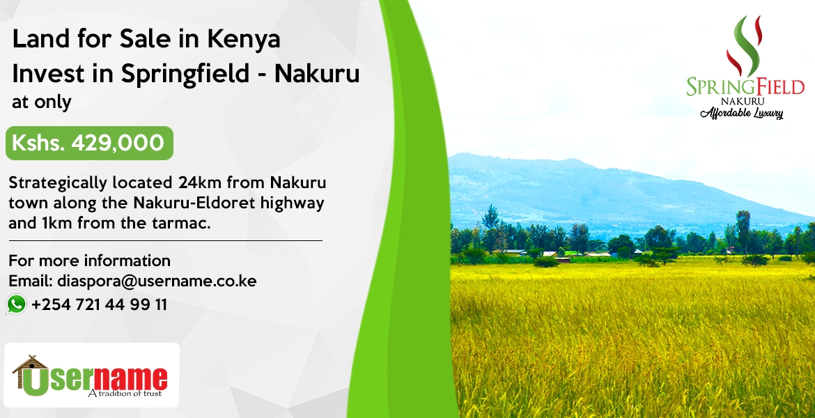 Affordable Investment Opportunity at Springfield - Nakuru