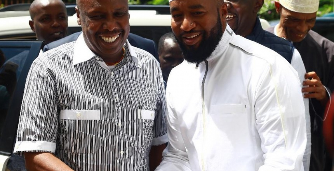 Mombasa Governor Joho Strikes Unity Deal with Senator Gideon Moi Ahead of 2022 Presidential Race
