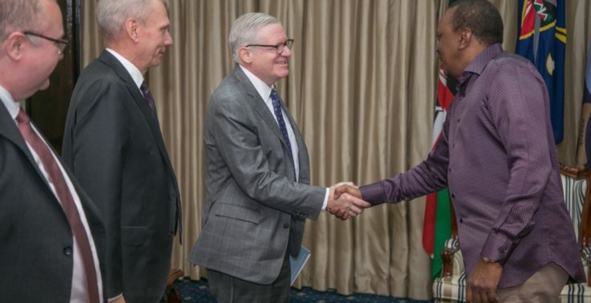 President Kenyatta Holds Trade Talks with US Delegation