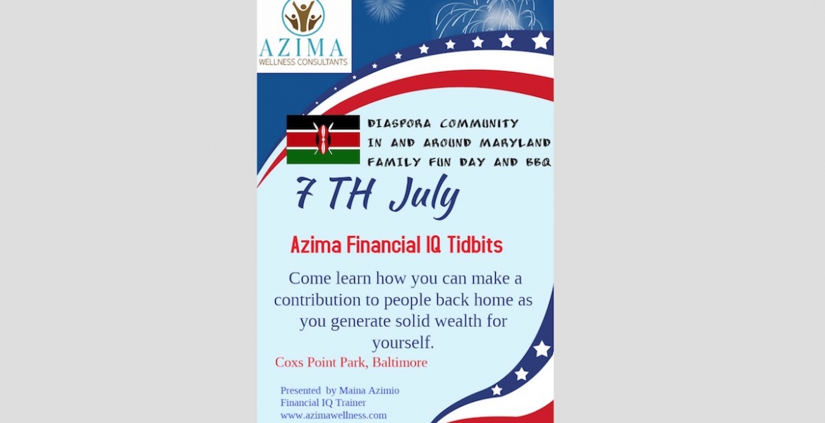 Azima Wellness Consultants Engagement with the Diaspora in Baltimore, MD