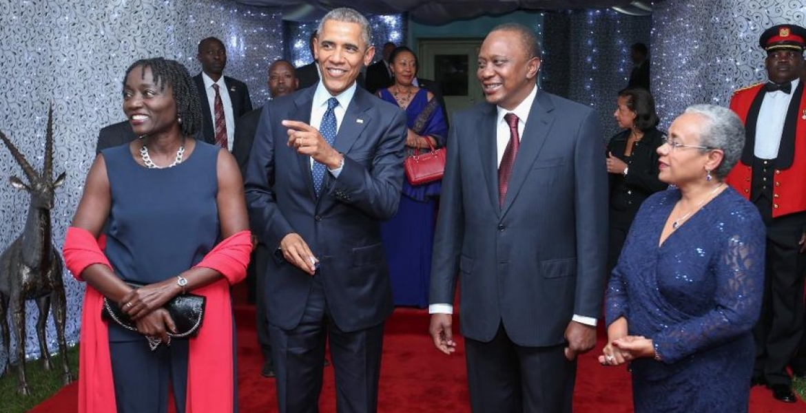 400 Dignitaries Accompanying Former US President Barack Obama to Kenya