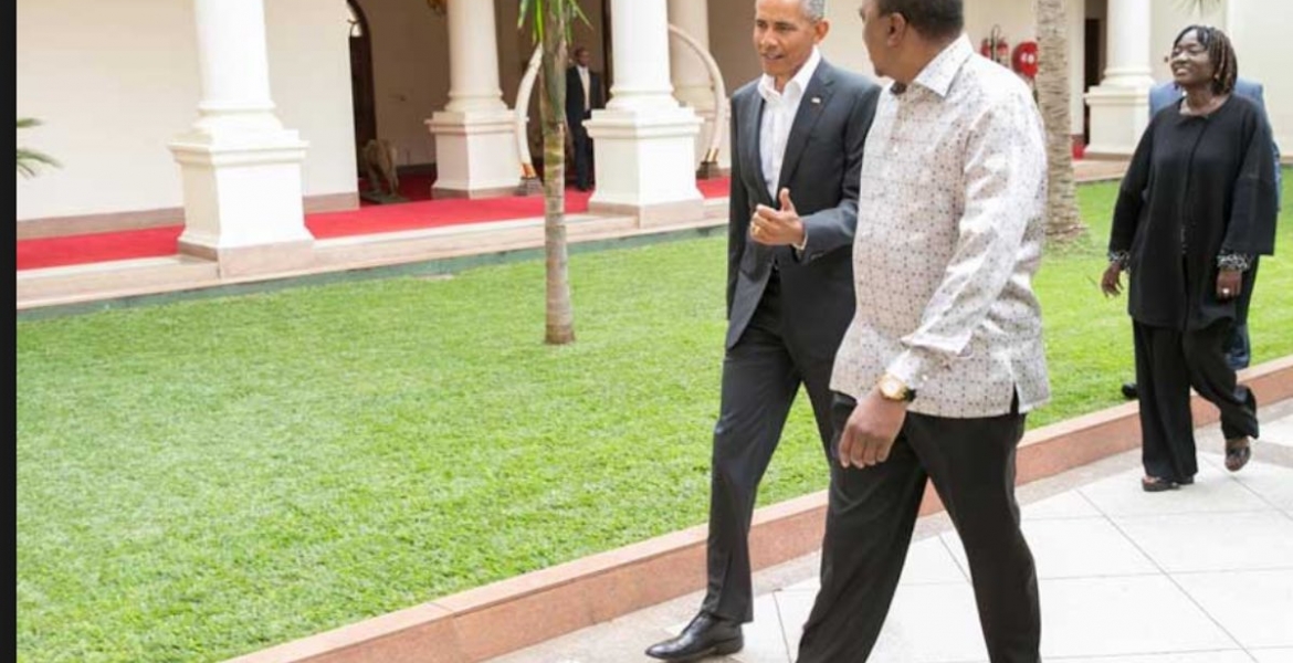 Former US President Barack Obama Lands in Kenya