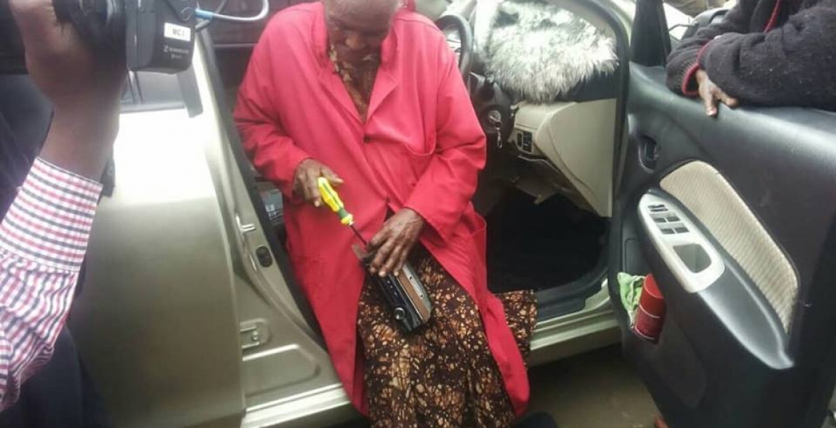 Meet Cecelia Wangari, the 78-Year-Old Granny Fixing Car Sound Systems for Motorists in Nairobi