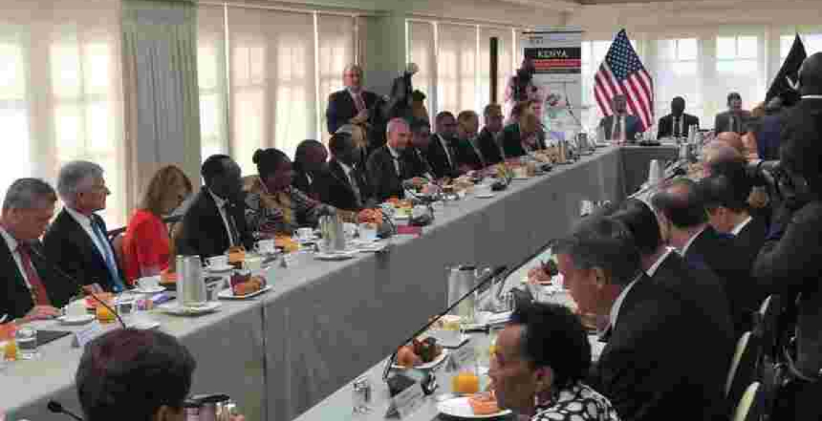 President Kenyatta Holds Meeting with Top US Investors in Washington, DC