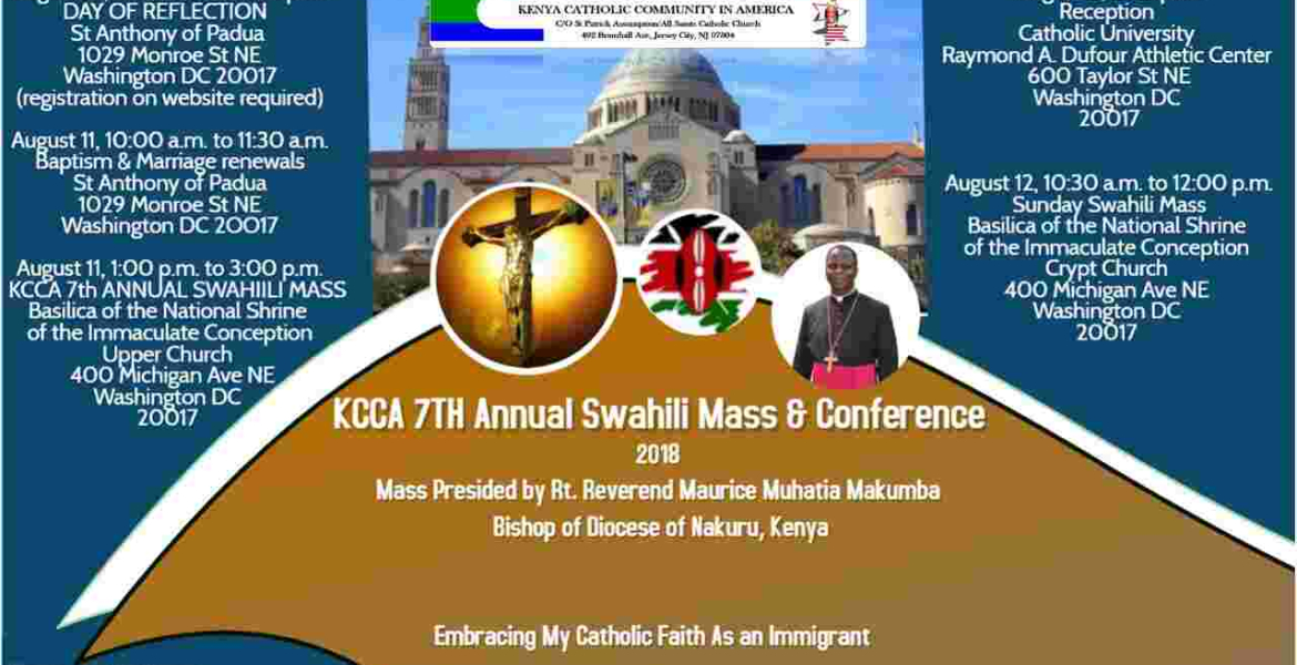 KCCA 7th Annual Mass & Conference: August 10th - 12th in Washington, DC
