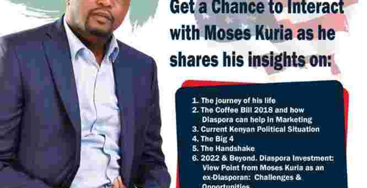 Gatundu South MP Moses Kuria to Address Kenyans in Boston, Massachusetts