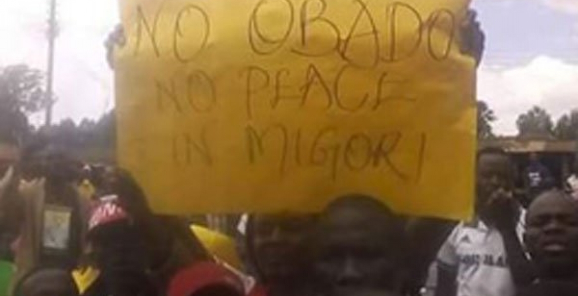 Protestors Demand for Release of Embattled Migori Governor Okoth Obado