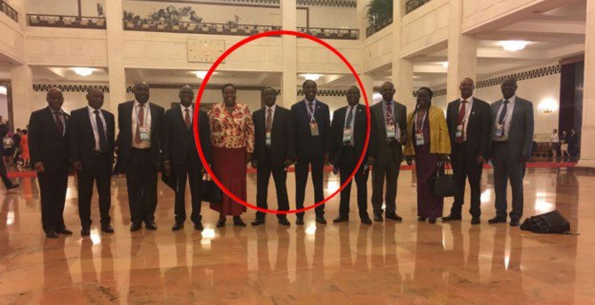 President Kenyatta Traveled with Kalonzo to China Summit