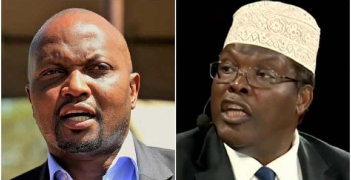 Miguna Miguna Embroiled in a Bitter Social Media Spat with Gatundu South MP Moses Kuria