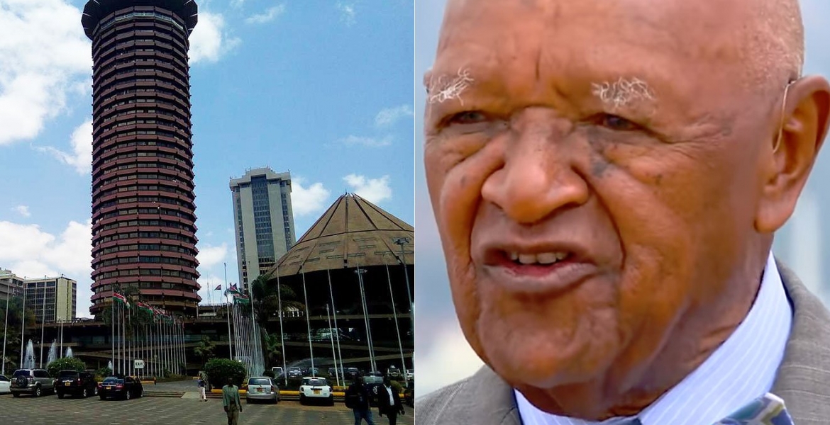 Bizarre: Kenyan Architect Who Designed KICC Says He was Inspired by Donkey's Penis