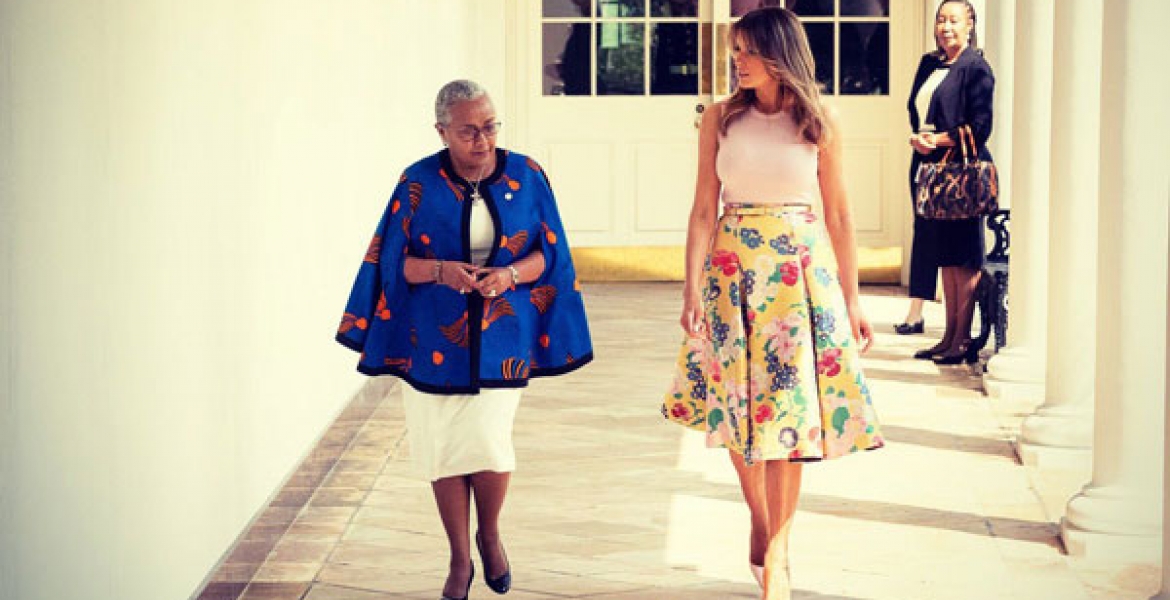 The Places US First Lady Melania Trump Will Visit after Landing in Nairobi on Thursday Night