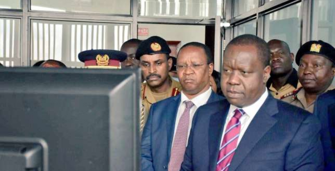 Interior Cabinet Secretary Fred Matiang'i Launches New Police Unit