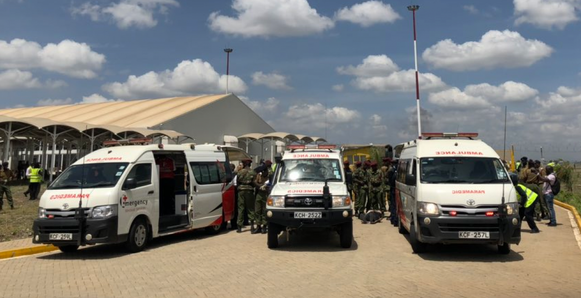 Several Passengers Injured During Security Drill at JKIA