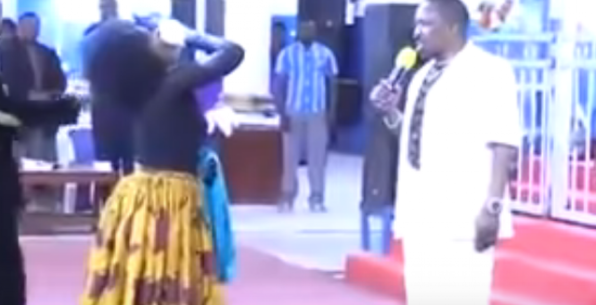 Video of Controversial Preacher James Ng'ang'a of Neno Evangelism 'Casting Demons Out' of Tanzania Singer Rose Muhando Goes Viral Online