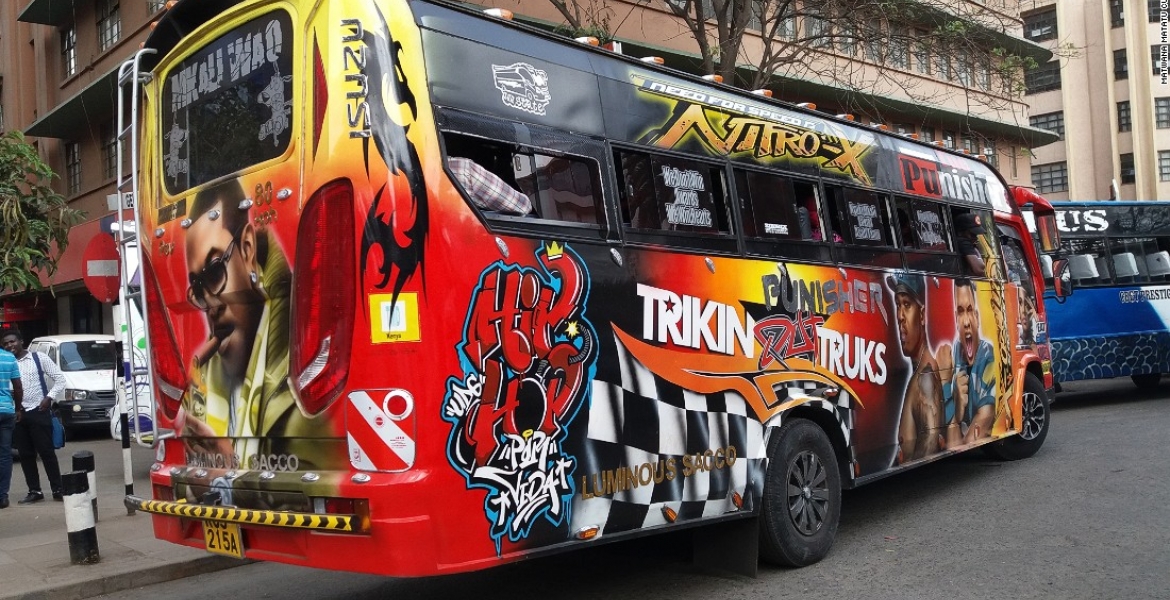 Matutu Owners Ordered to Remove Graffiti in Michuki Rules Enforcement