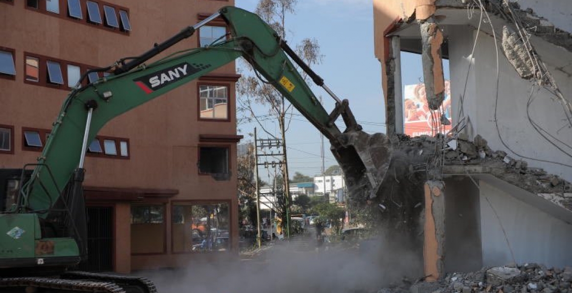 Gov't Announces Resumption of Demolition of Illegal Buildings in Nairobi
