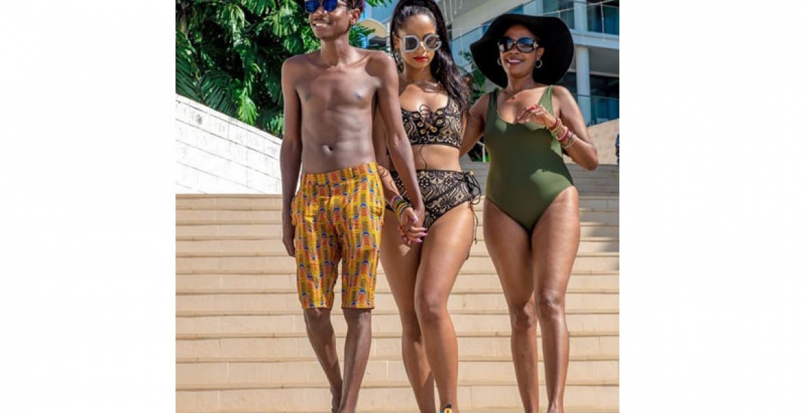 Kenyans Online Slam Comedian Eric Omondi for Taking Photo with Bikini-Clad 'Mother-in-Law'