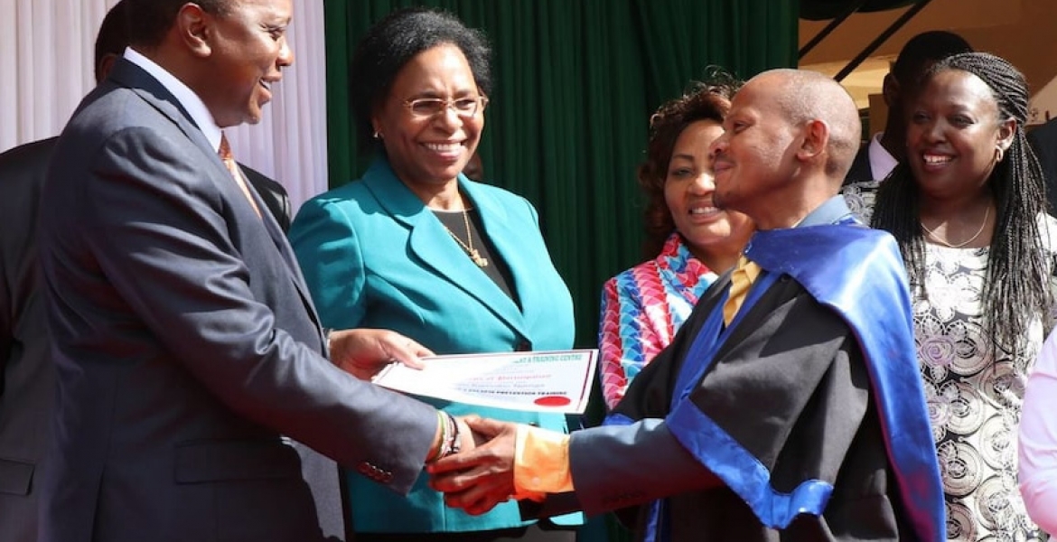 'Githeri Man' Successfully Completes Alcohol Rehabilitation Program, Receives Certificate from President Uhuru