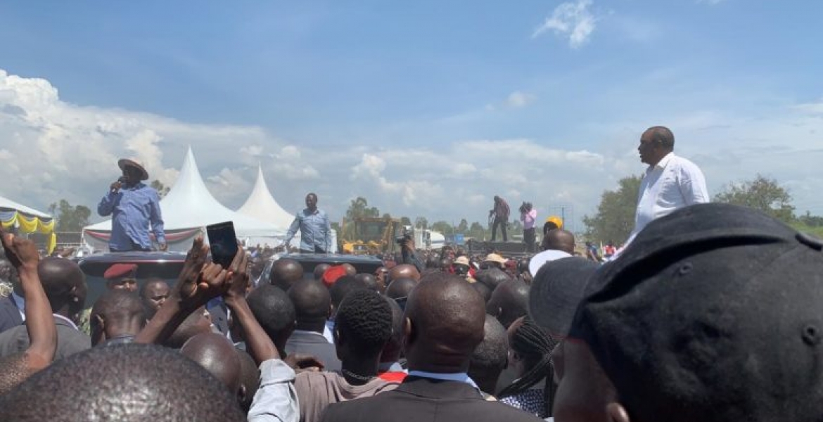 President Kenyatta Gets Rousing Welcome in Kisumu