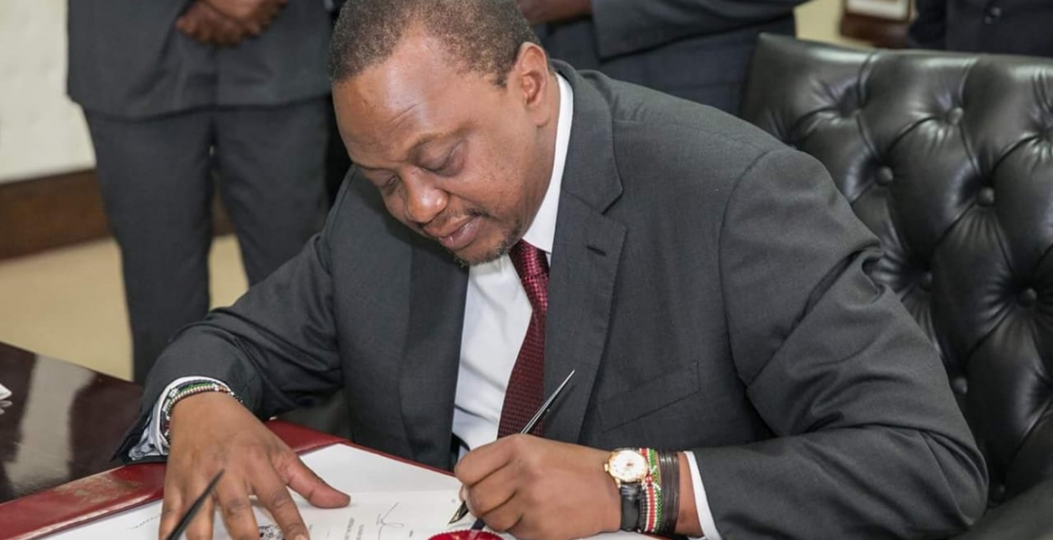 President Kenyatta Signs into Law Bill Making NYS a Corporate Entity