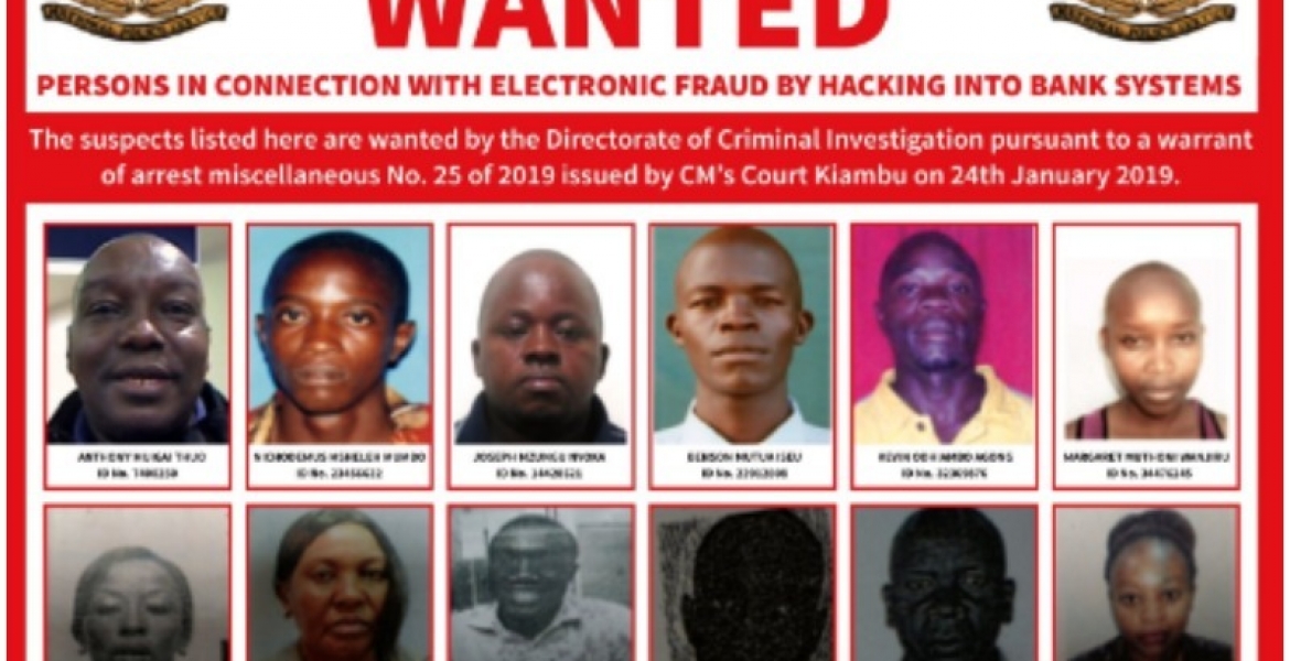 Police Launch Hunt for 130 Suspects Accused of Stealing Millions of Shillings from Banks through Hacking