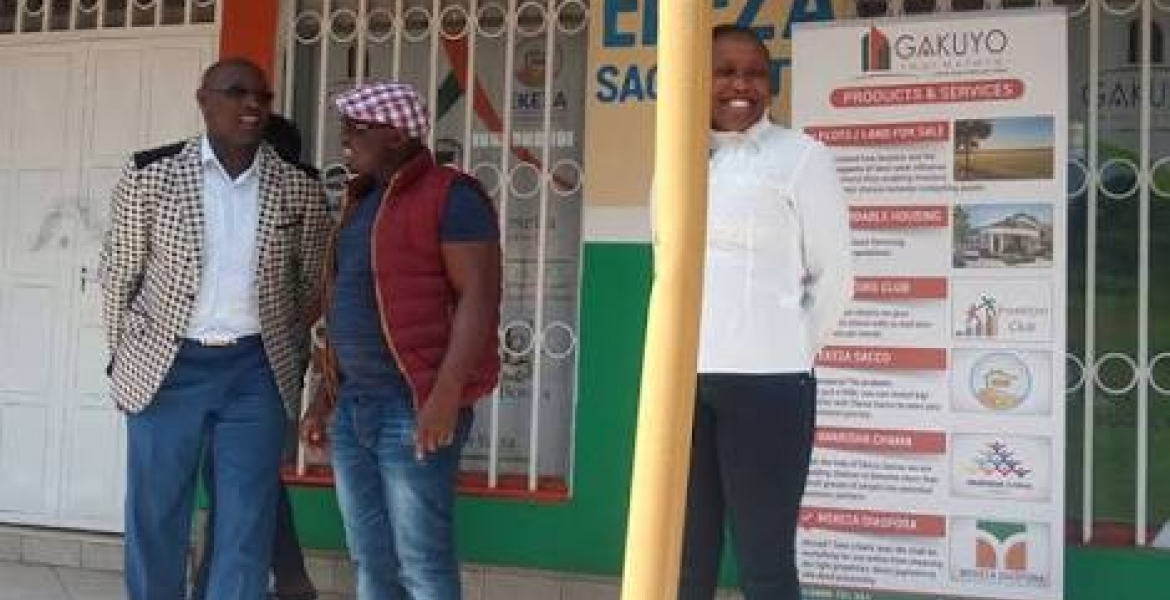 Members of Ekeza Sacco Camp Outside Bishop David Ngari 'Gakuyo' Church to Demand Back their Cash
