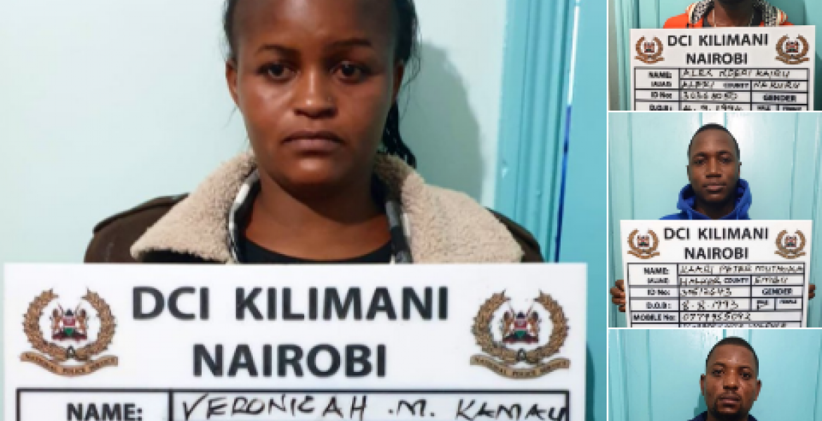 Police Arrest Four Suspects Linked to a Series of Burglaries in Kilimani, Kileleshwa Estates