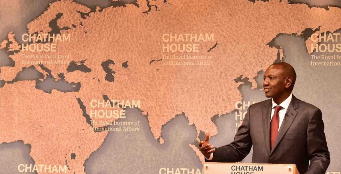 DP William Ruto Proposes Inclusion of Election Losers in Gov't during Speech at Chatham House