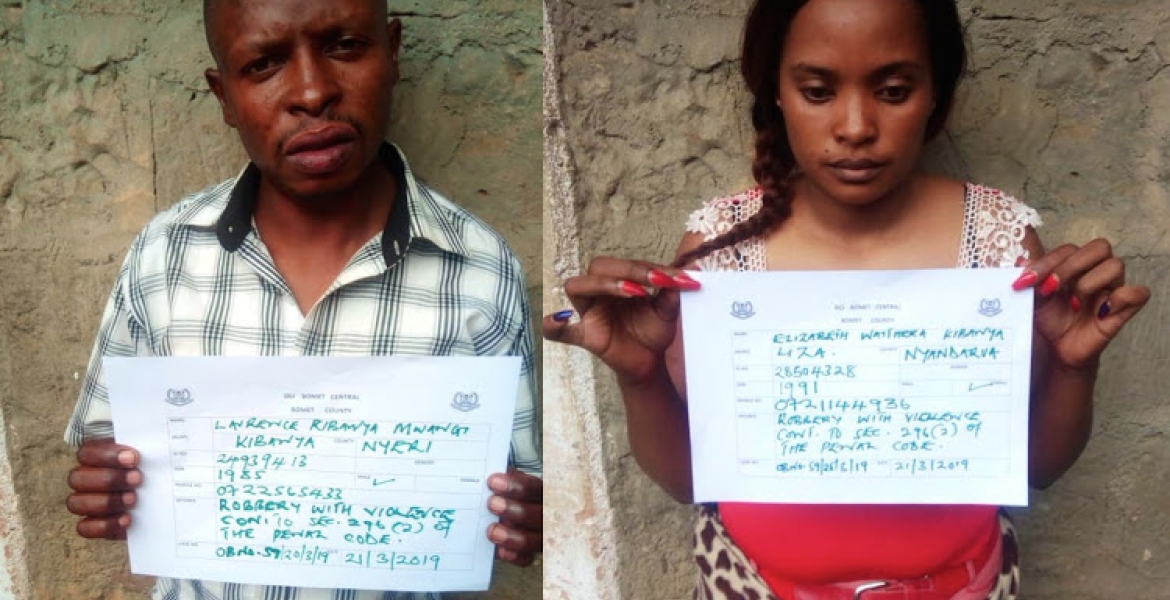 Two Kenyans Arrested in Nairobi for Kidnapping, Violently Robbing Woman Thousands of Shillings