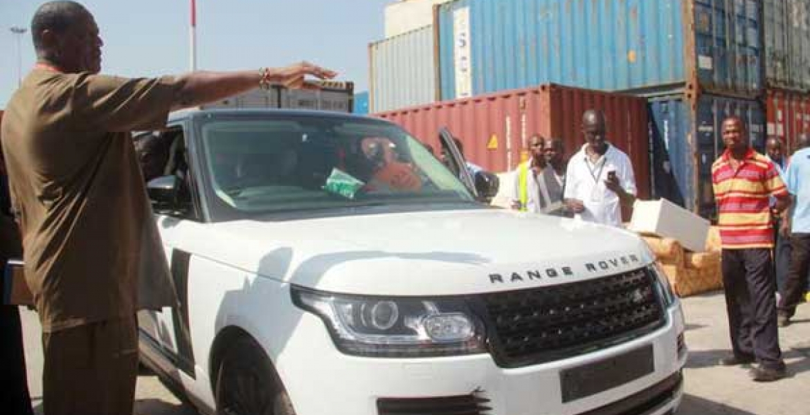 KRA Officers Impound Three Luxury Cars Illegally Imported from the UK