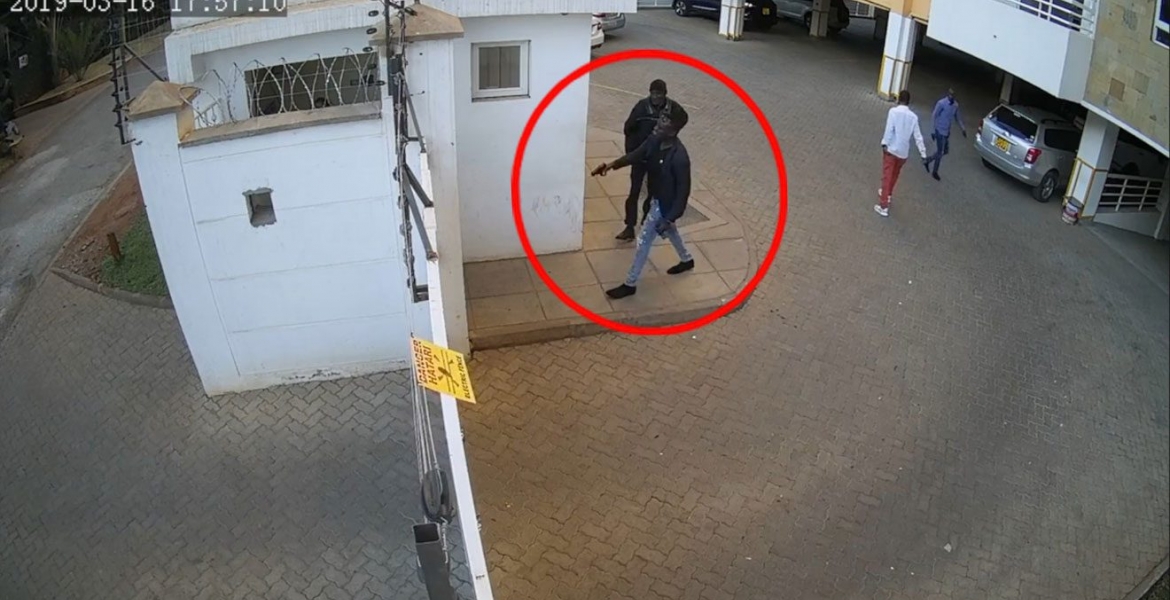 Police in Nairobi Hunt for Foreigner Filmed Brandishing Gun at Security Guard in Kileleshwa [VIDEO]