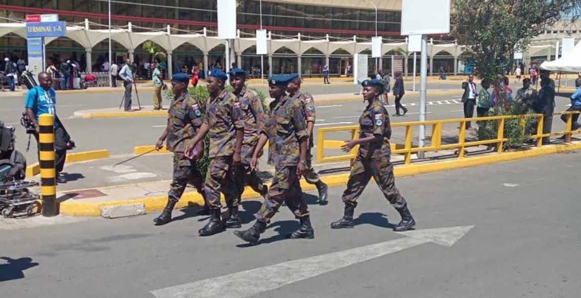 Operations Slowly Resume at JKIA as Military Officers Take Over