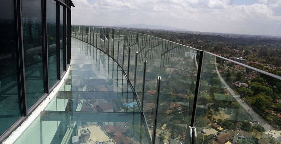Nairobi Skyscraper with Glass Walkway Nears Completion
