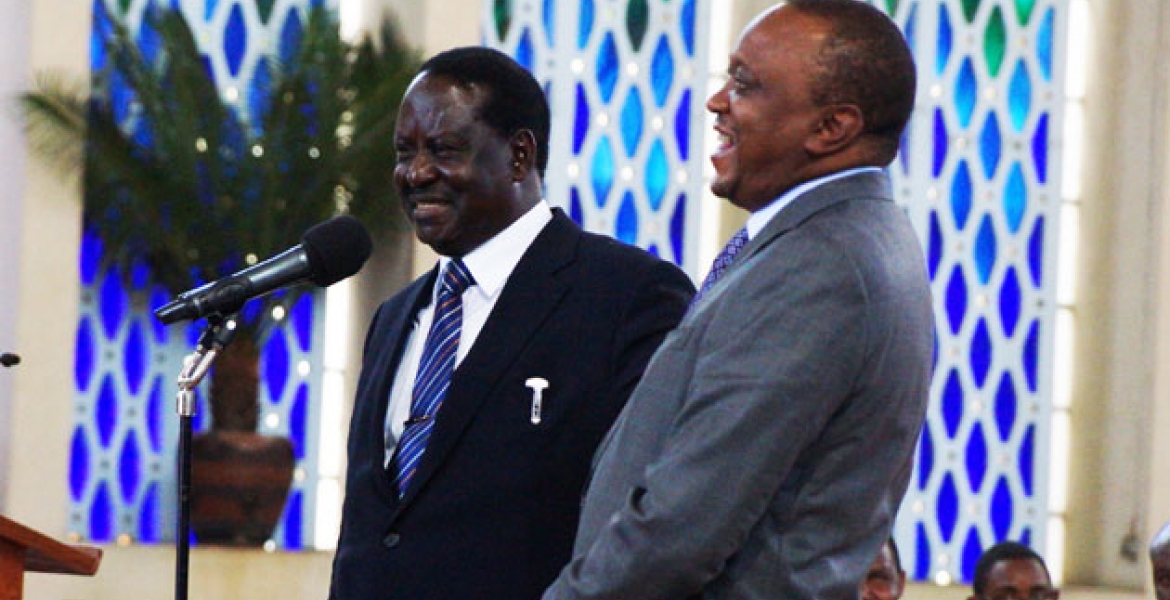 Raila Not Out to Wreck Jubilee Party, President Kenyatta Says
