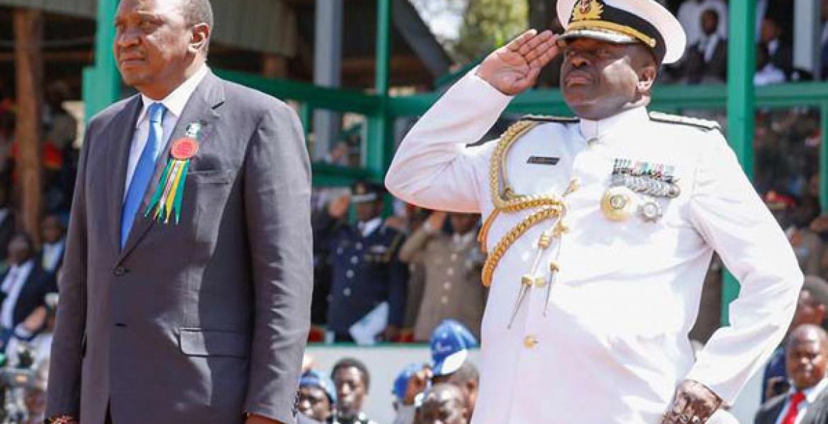 President Uhuru Extends General Samson Mwathethe's Term as Chief of Defence Forces