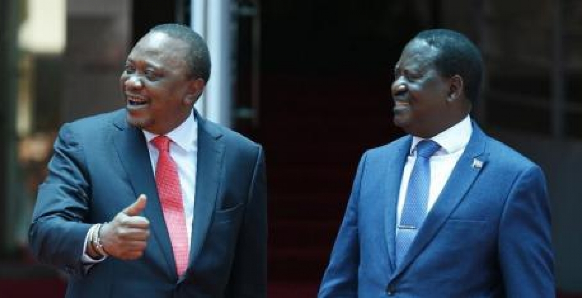 Speculation as President Kenyatta, Odinga Hold Private Meetings in Dubai