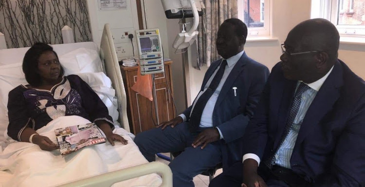 Bomet Governor Dr. Joyce Laboso Admitted to a London Hospital