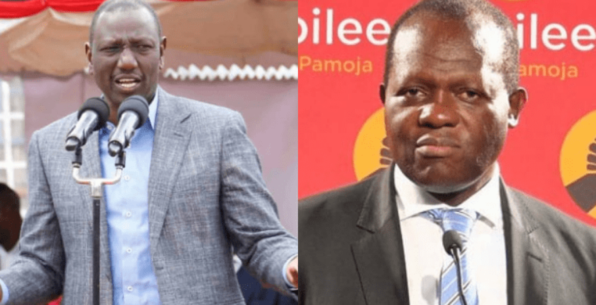 Jubilee Secretary-General Raphael Tuju Refuses to Engage DP William Ruto in a Public Spat
