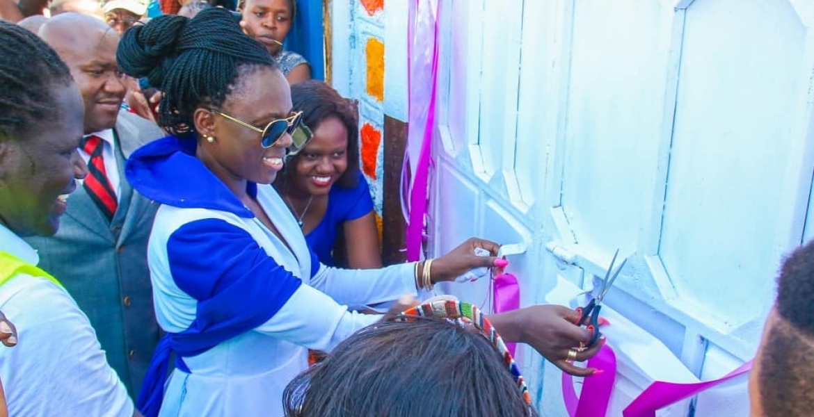Kenyan Singer Akothee Takes Her Charitable Organization to Turkana