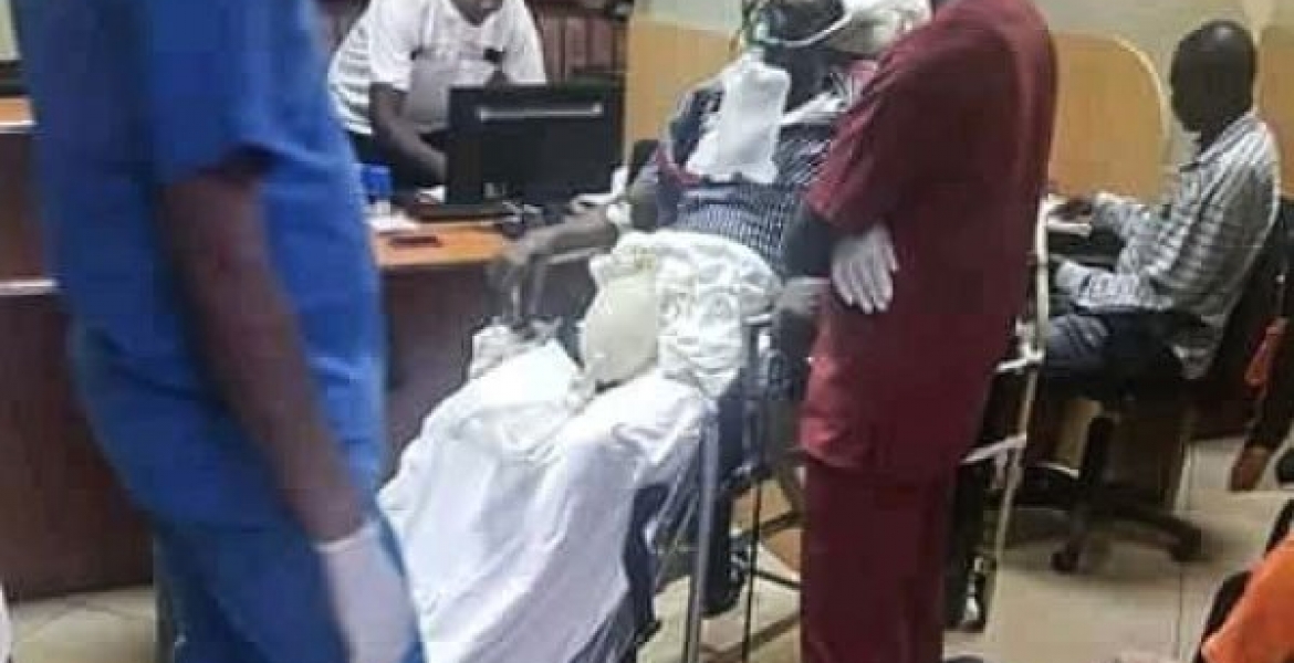Ugandan Man Wheeled to Equity Bank in Critical State to Withdraw Cash for Hospital Bill Dies