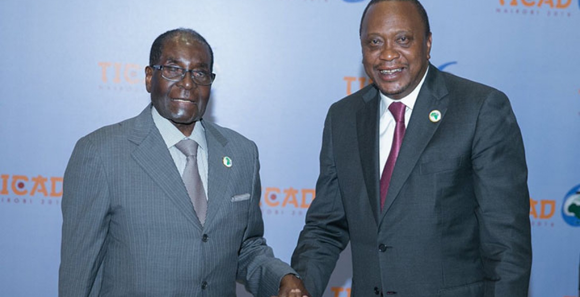 Uhuru Orders Kenyan Flag Hoisted at Half-Mast in Honor of Robert Mugabe