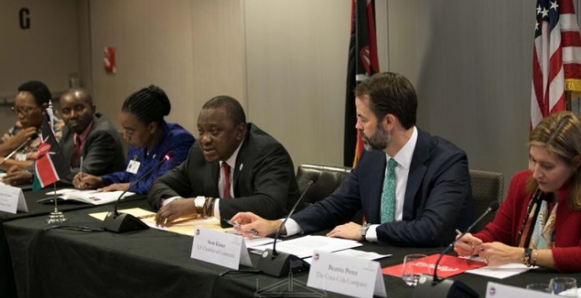 Uhuru Meets Top US Business Executives in New York, Markets Kenya as an Investment Hub