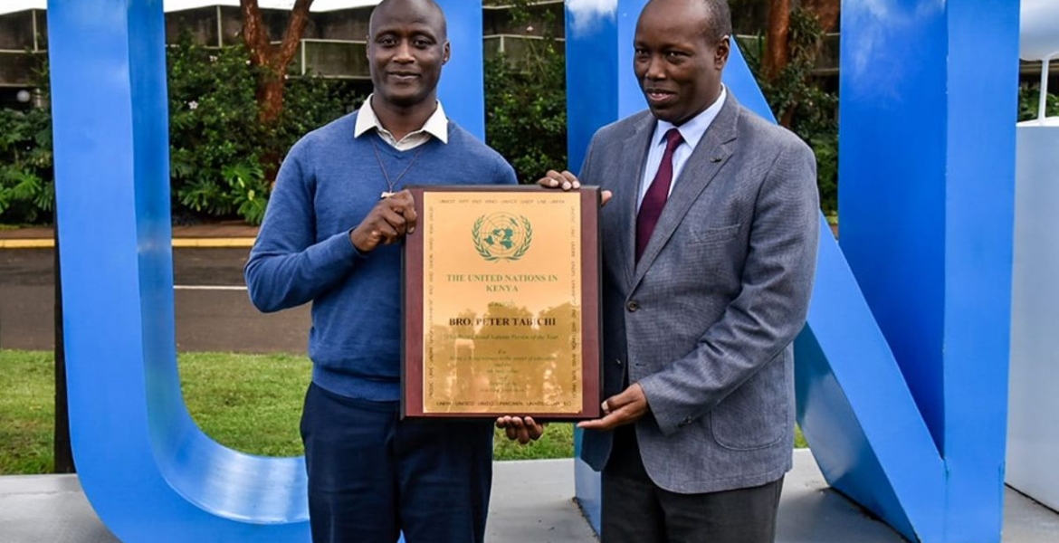 Global Teacher Prize Winner Peter Tabichi, a Kenyan, Named UN Person of the Year