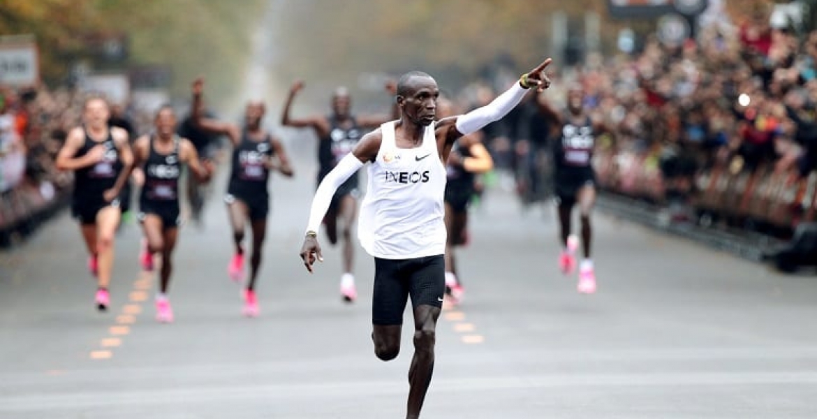 History Made as Kenya’s Eliud Kipchoge Breaks Sub-2-Hour Marathon Barrier by 20 Seconds