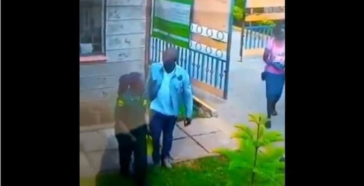 Detectives Hunt for Man Videotaped Beating Up Female Security Guard in Nairobi
