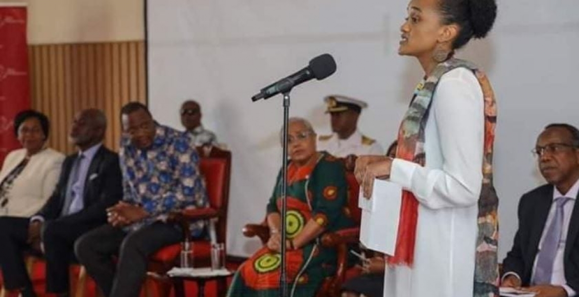 [VIDEO] Uhuru's Daughter Ngina Kenyatta's Speech Rubs Kenyans Online the Wrong Way