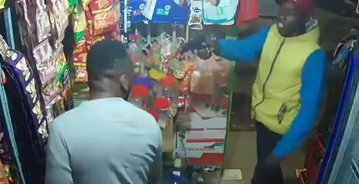 Armed Robbers Filmed Shooting Man During Botched Robbery Incident in Nairobi