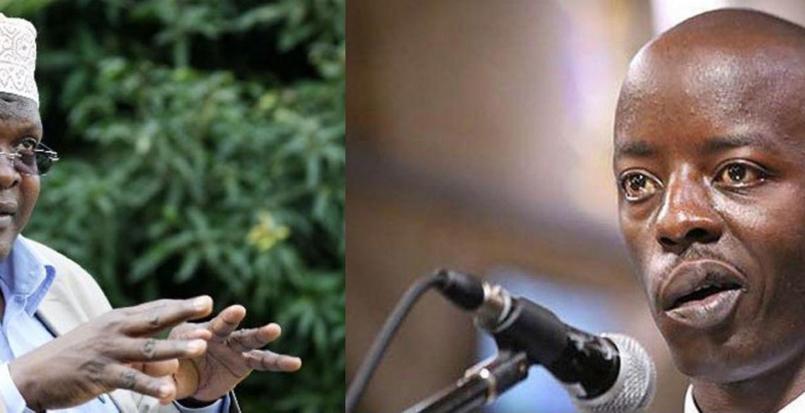 Miguna Miguna in Twitter Spat with Raila Junior