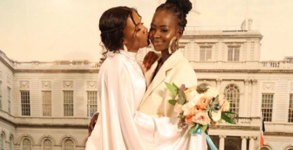 Kenyan-Born South Sudanese Model Aweng Chuol Holds Gay Marriage